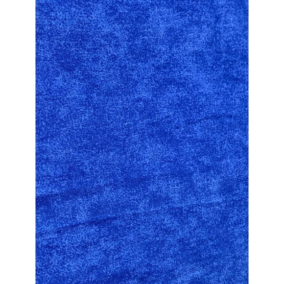 Blue Textured Cotton 1/2 yard Fabric By Cranston Print Works Co. - Picture 1 of 5